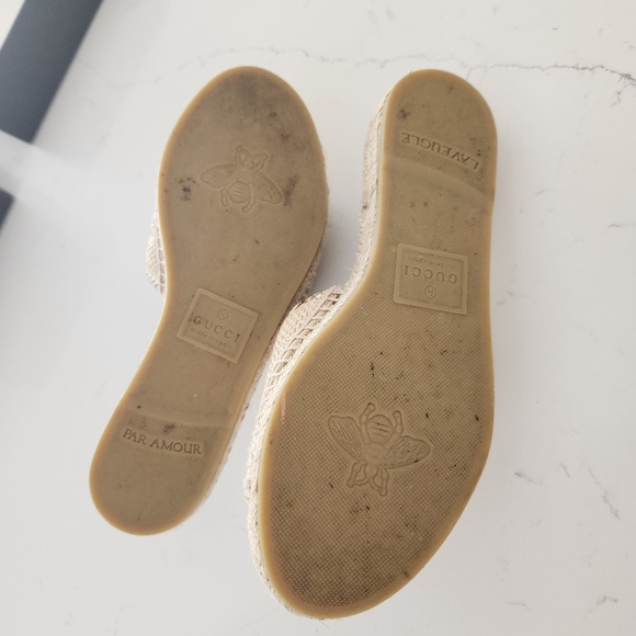 GUCCI GG espadrille sandals - Picture 9 of 10